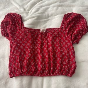 Paisley Crop Top